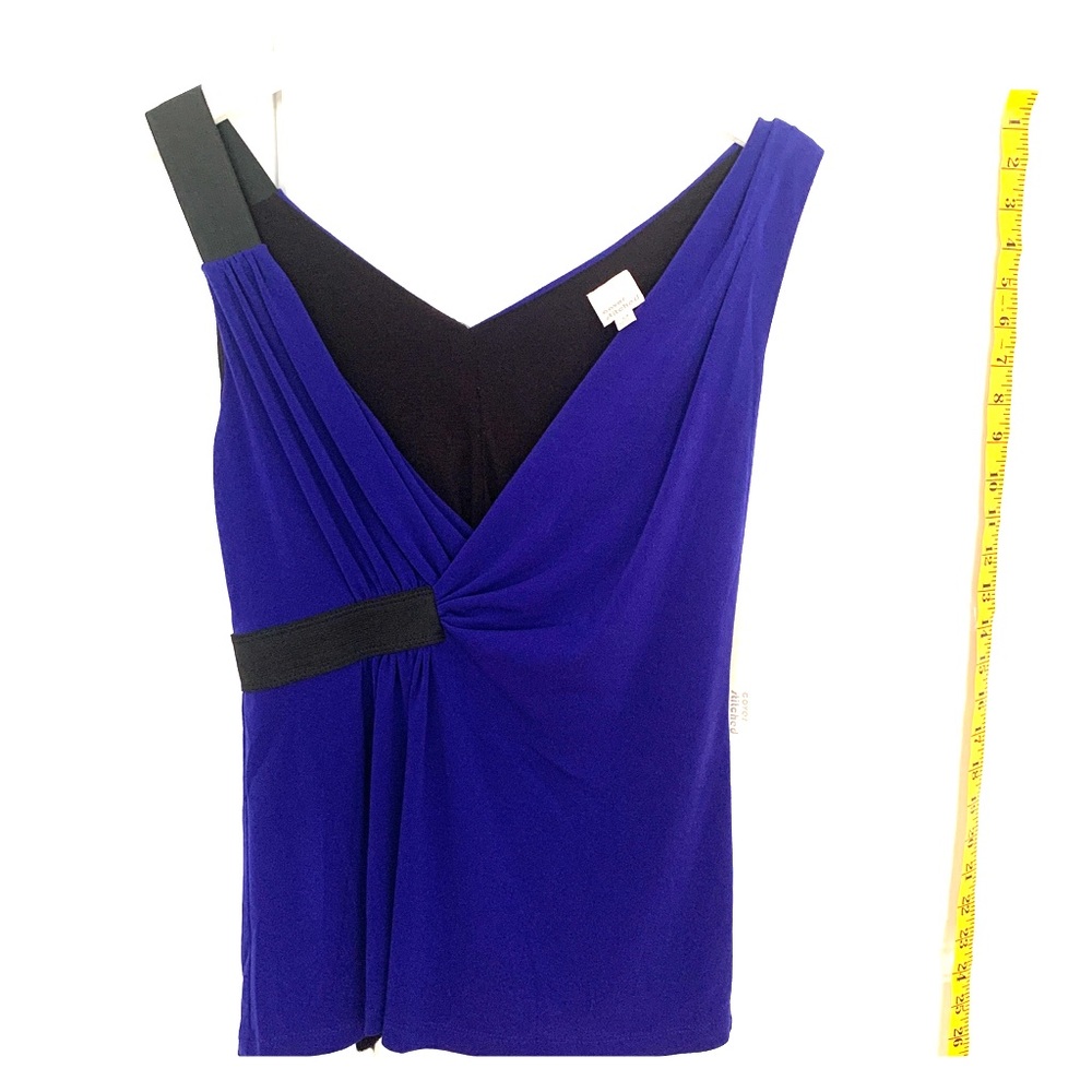 Purple sleeveless top